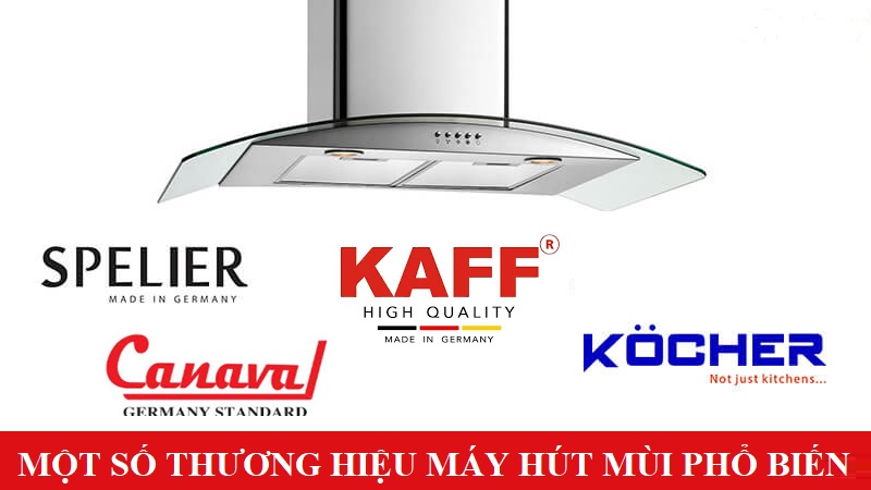 các thương hiệu máy hút mùi