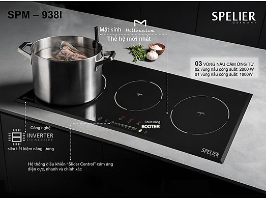 bếp từ spelier nhiều chức năng