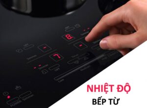 điều chỉnh nhiệt độ của bếp từ